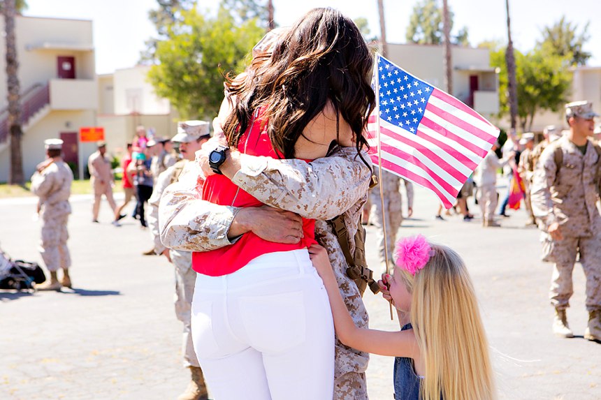 Military Homecoming | Stephanie & Amir
