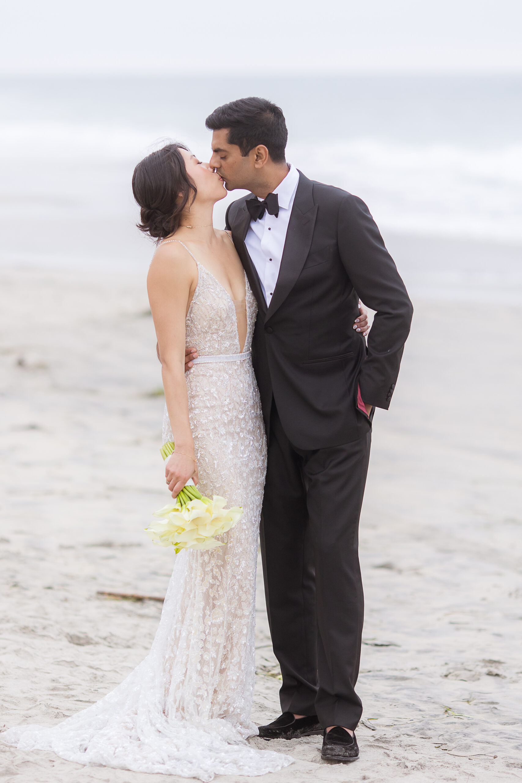 L'Auberge Del Mar Wedding Beach Couples Portrait